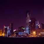 Vision 2030 - a city skyline at night