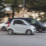 Smart Tires - silver 5 door hatchback on road during daytime