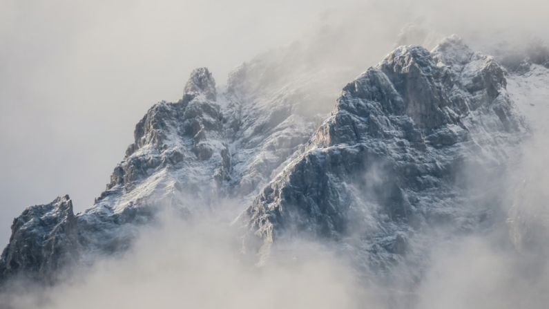 Cold Hot Retreading - mountain with fogs