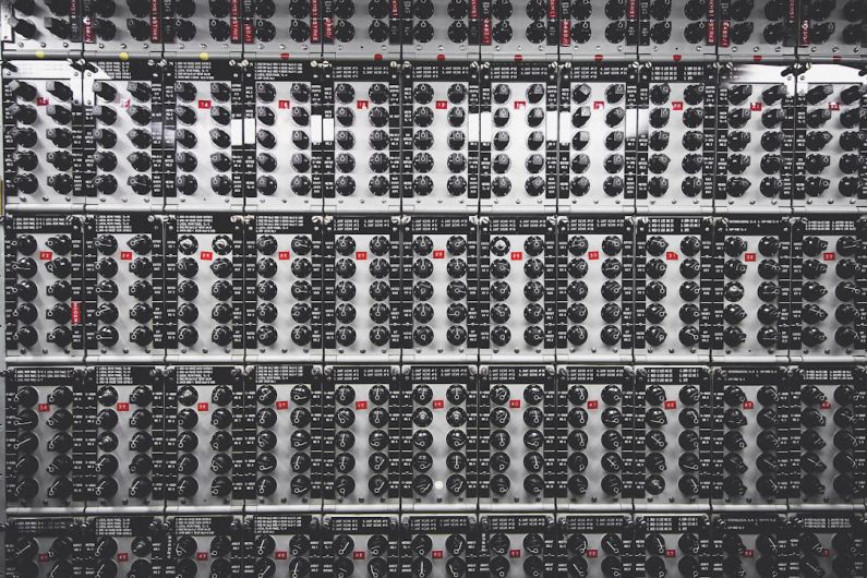 Inspection Frequency - gray and black control panel