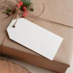 Eco Labels - a present wrapped in brown paper and tied with twine