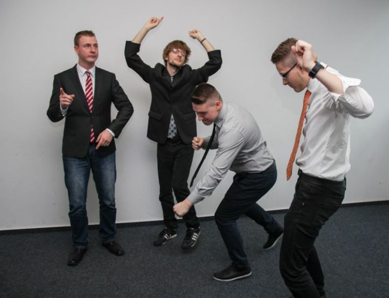 Consumer Support - people doing body gestures