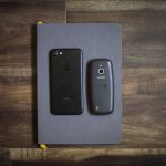 Retreading Comparison - black iPhone 7 with box